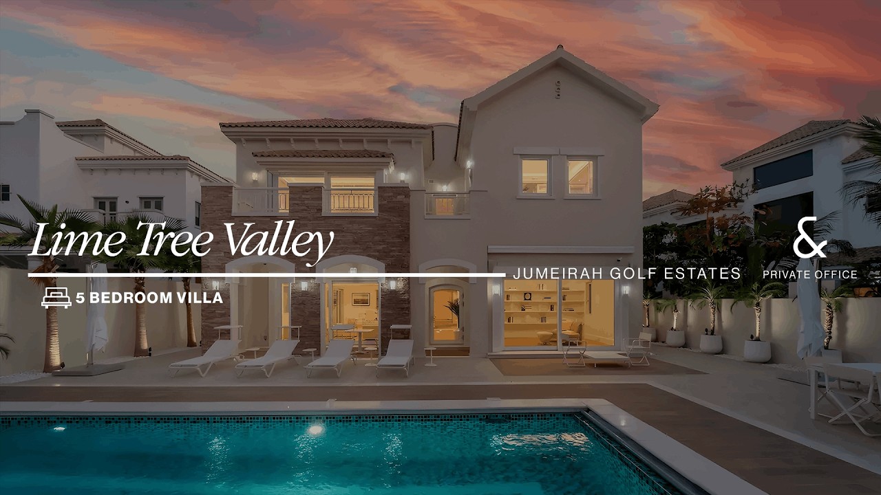 Five Bedroom Villa for Sale in Lime Tree Valley, Jumeirah Golf Estates