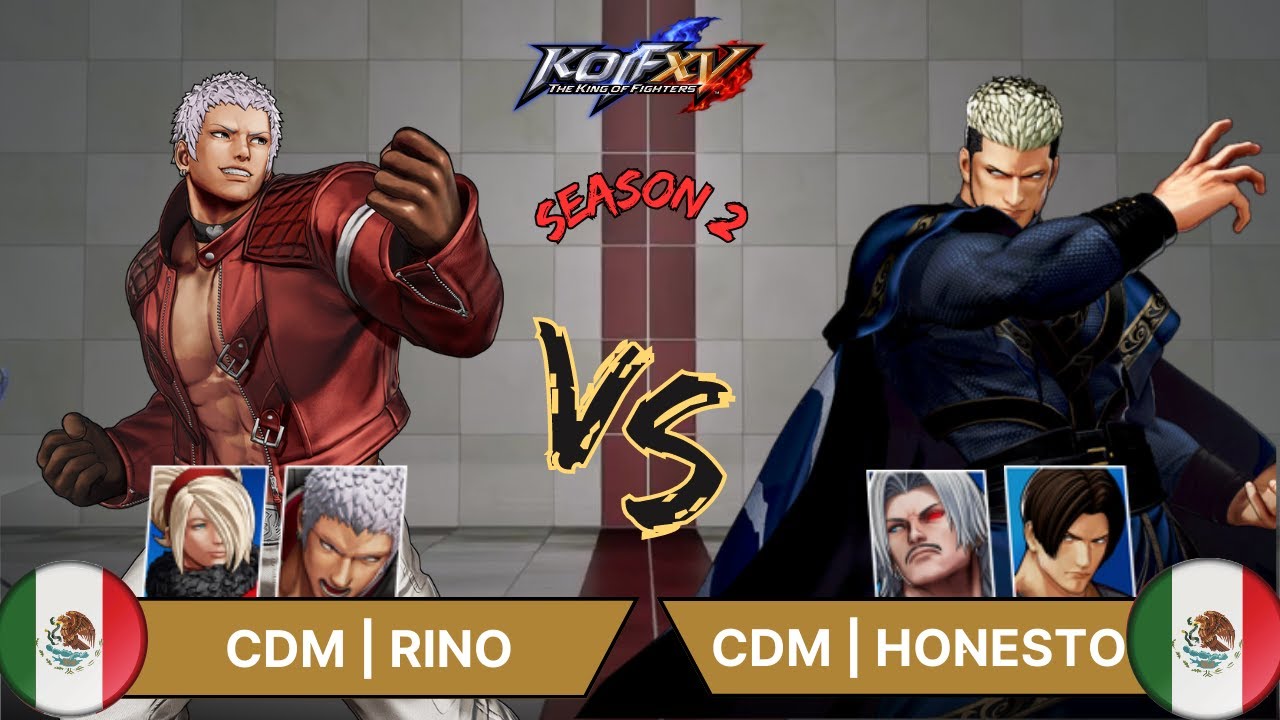 KOF XV 🌪️ CDM RINO (Yashiro/O.Yashiro/Ash) vs CDM HONESTO (Rugal/Goenitz/Kim) 🌪️ Replay Match