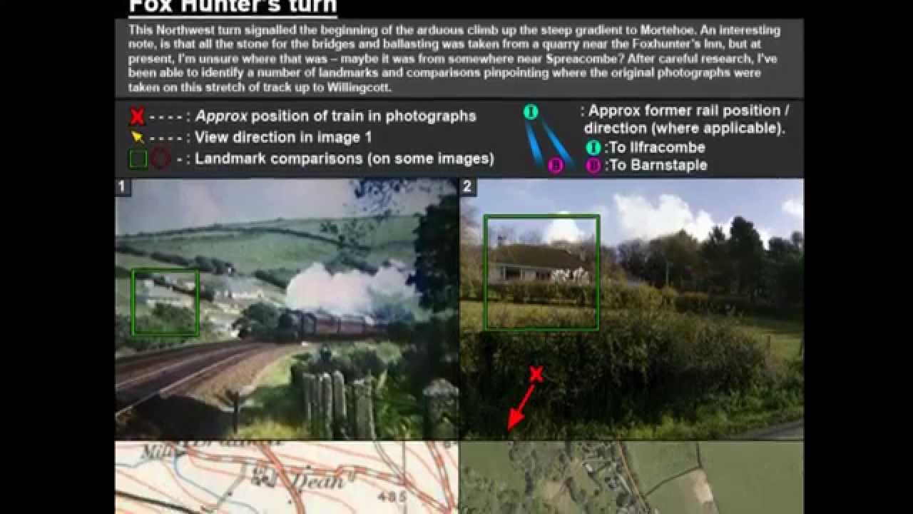 Barnstaple to Ilfracombe Railway website slide show