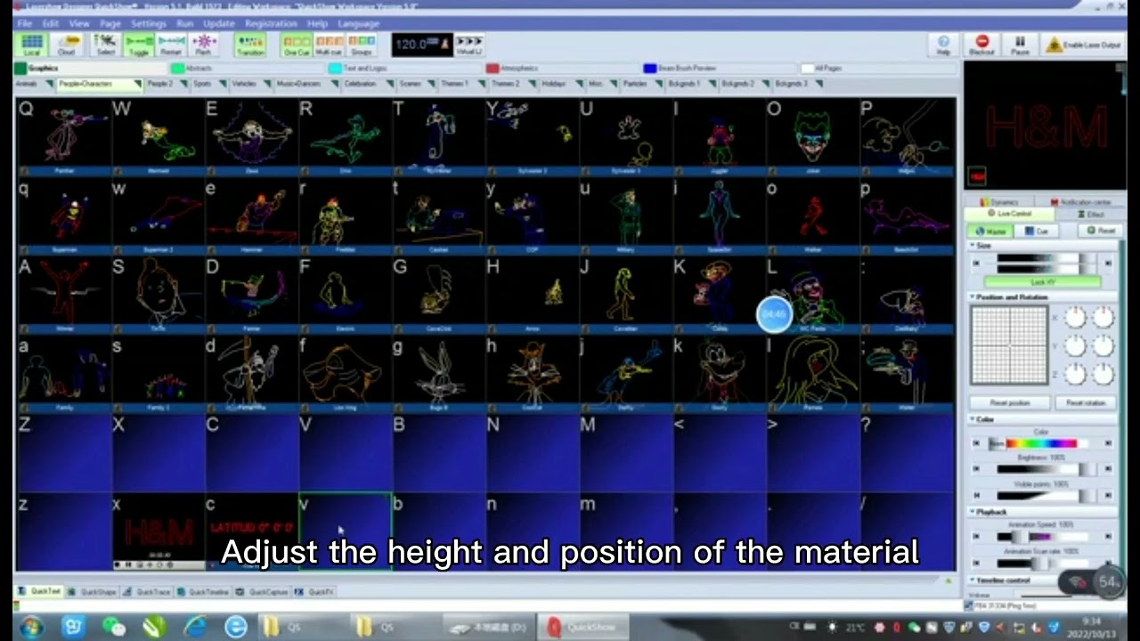 How to Make laser effects by quickshow & FB4？