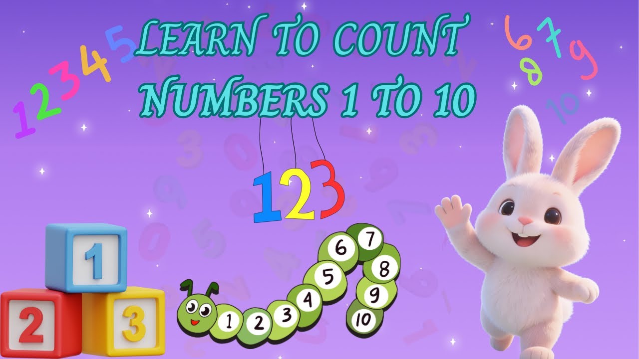 Learn to count numbers 1 to 10 | Counting numbers 1 to 10 | kids learning world 