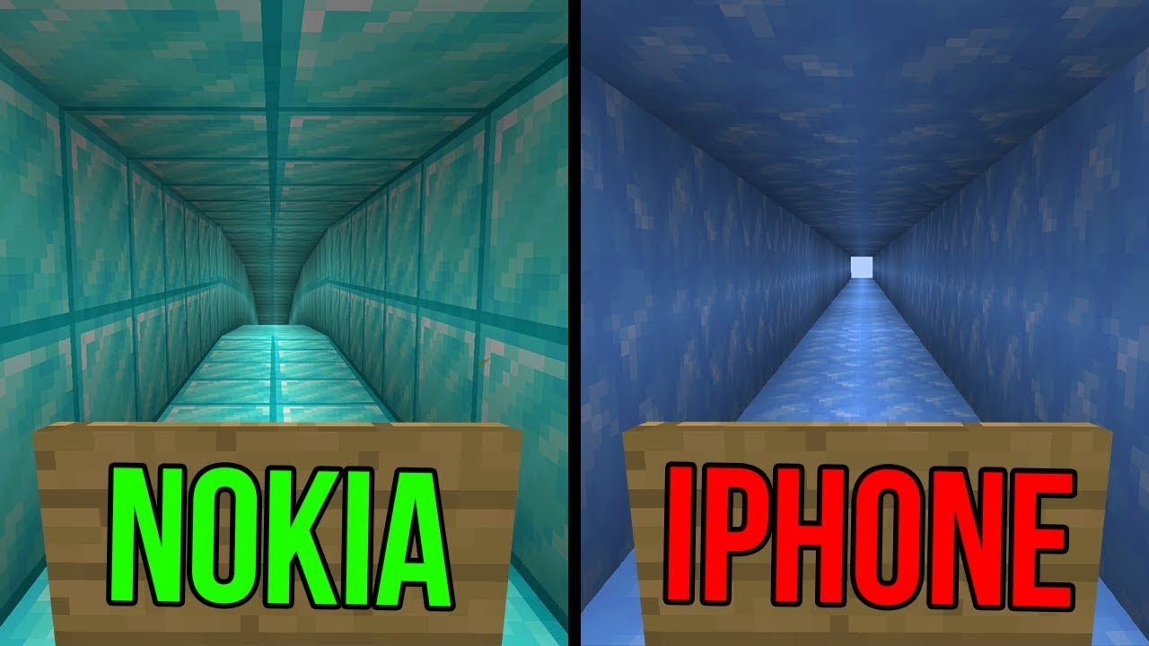 Teléfonos Representados en Minecraft