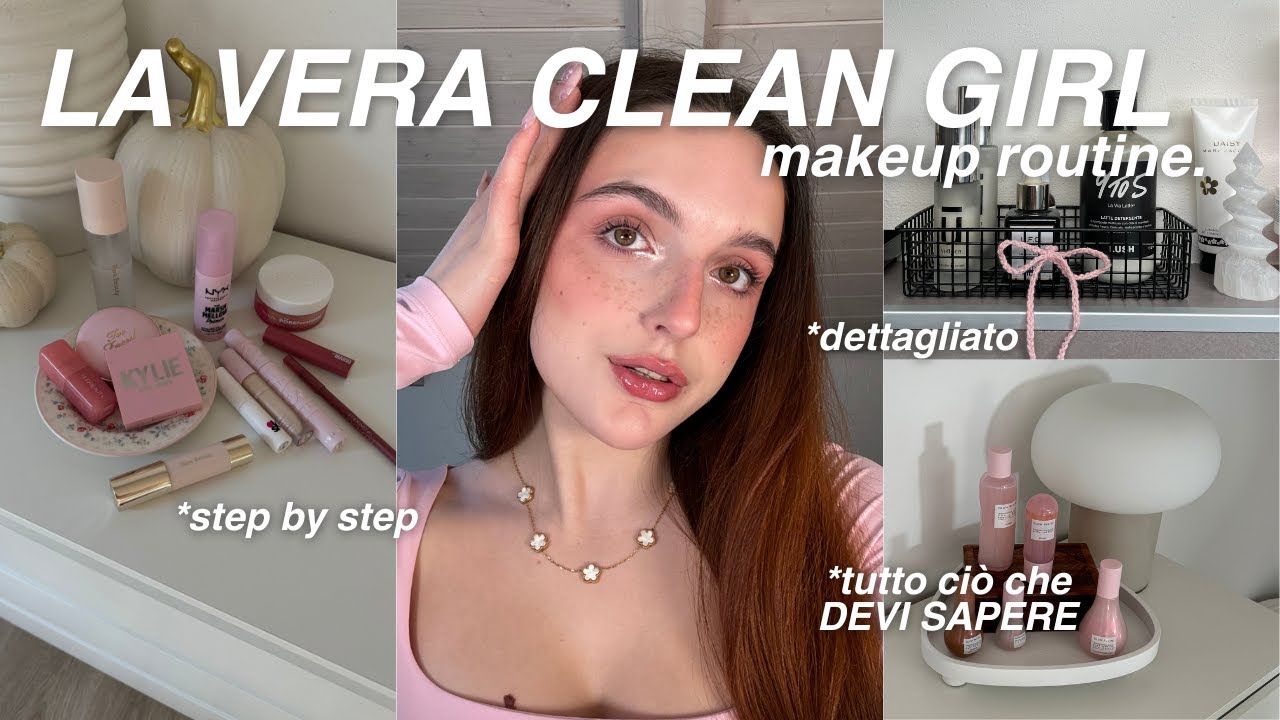 La VERA CLEAN GIRL makeup routine 🎀 tutorial step by step + consigli utili