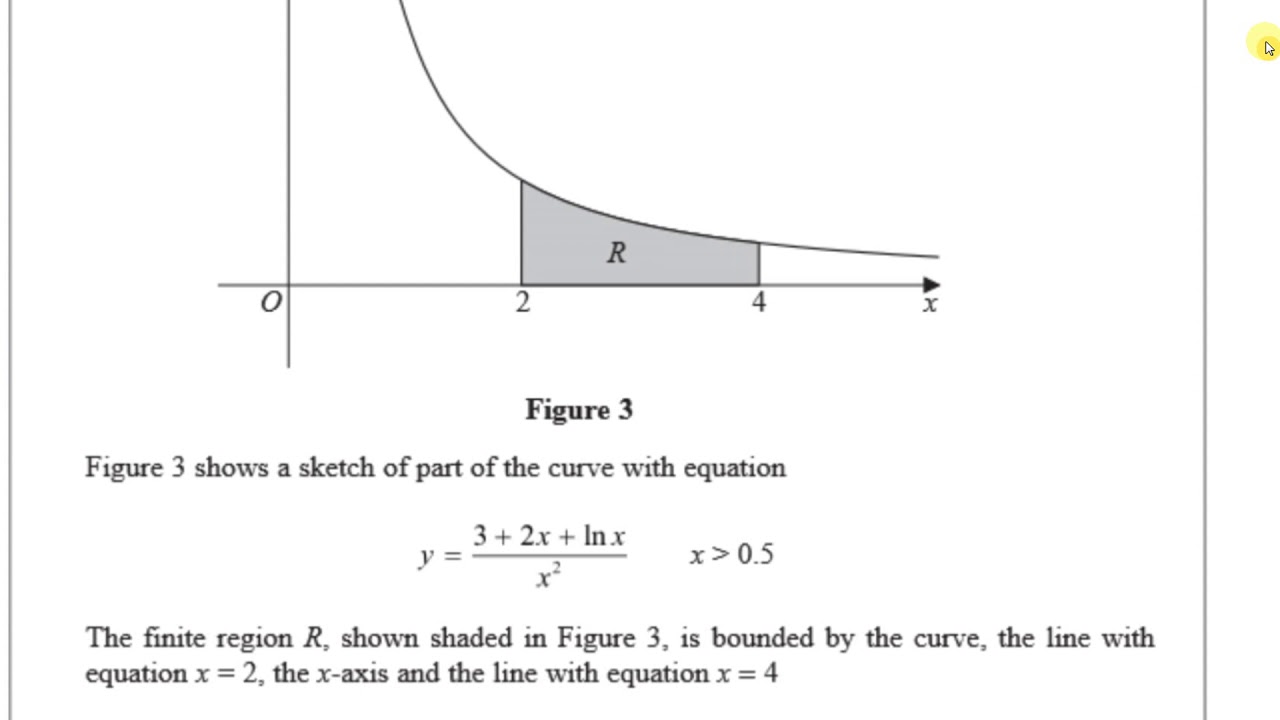 WMA14 01 IAL (Edexcel) P4  June Oct 2020 Q5 Integration by Parts