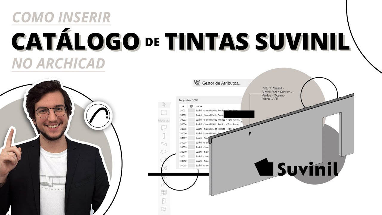 Como inserir catálogo de tintas Suvinil no Archicad! | Hub Prática Criativa