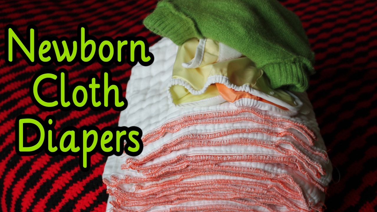 Newborn Cloth Diaper Stash ~ Prefolds and Covers