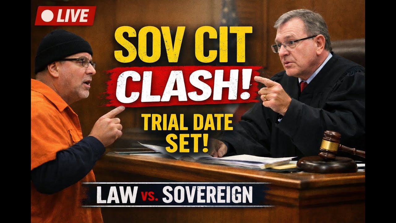 Sovereign Citizen Claims “No Jurisdiction” — Judge Sets Trial Anyway