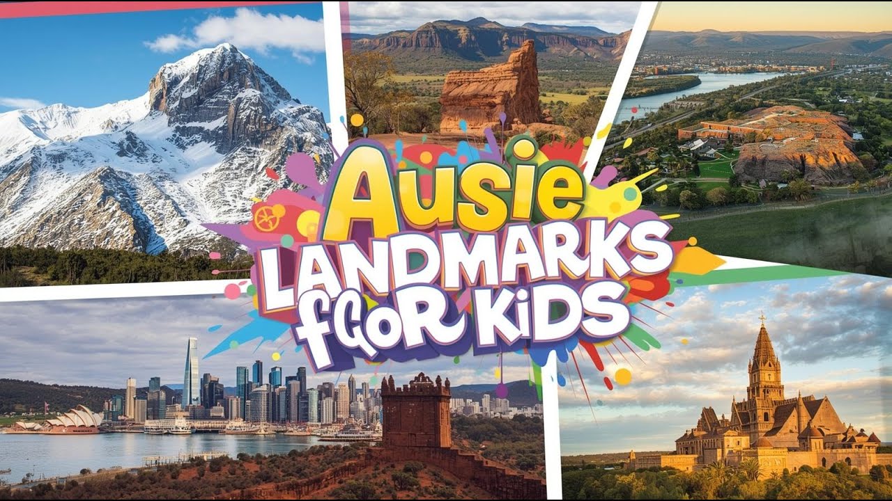 Top 5 Australian Landmarks A–Z for Kids – Part 2 🌏| HappyHeartsKids