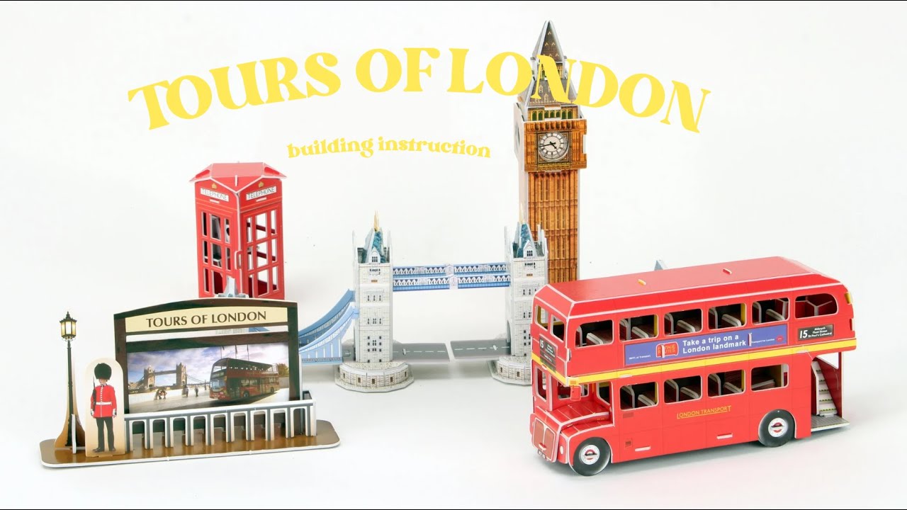 How to Build the CubicFun Tour of London 3D Puzzle | Step-by-Step Instruction