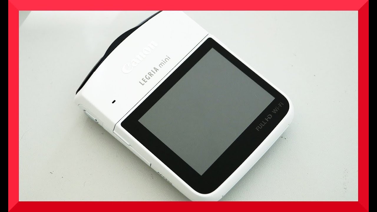 Canon Legria Mini HD Camcorder Test deutsch Unboxing