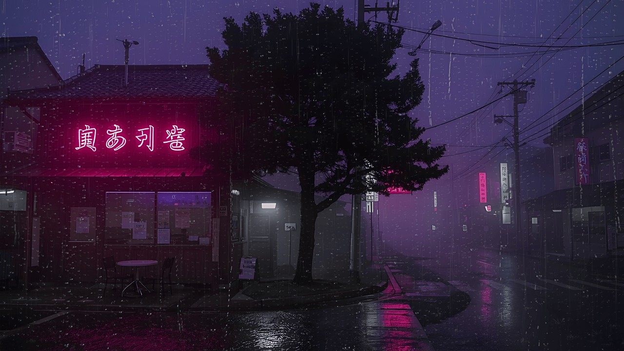 Quiet Tokyo Rain — Nostalgic Lofi Beats for Late Night Focus (BGM)