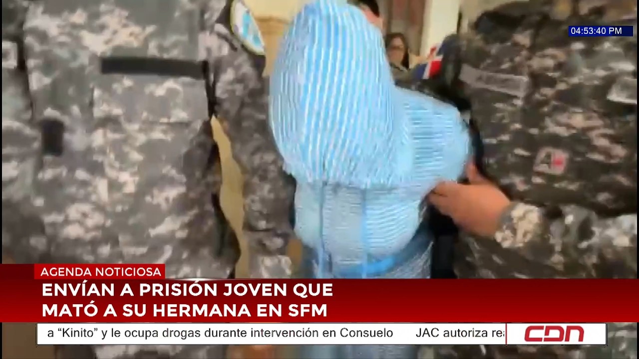 Envían a prisión joven que mató a su hermana en SFM