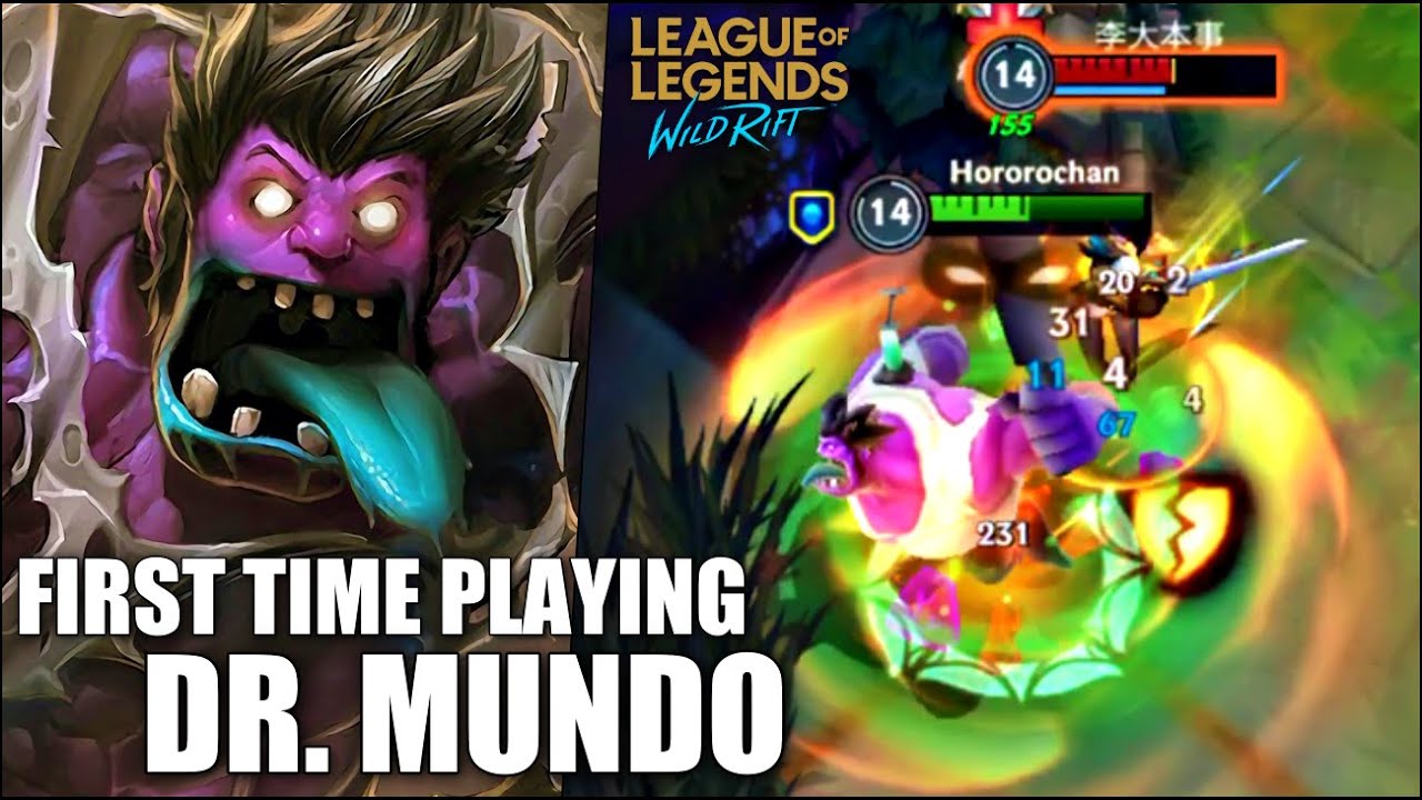 FIRST TIME PLAYING DR MUNDO | WILD RIFT