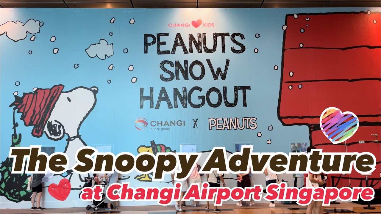 The Snoopy Adventure at Changi Airport Singapore
