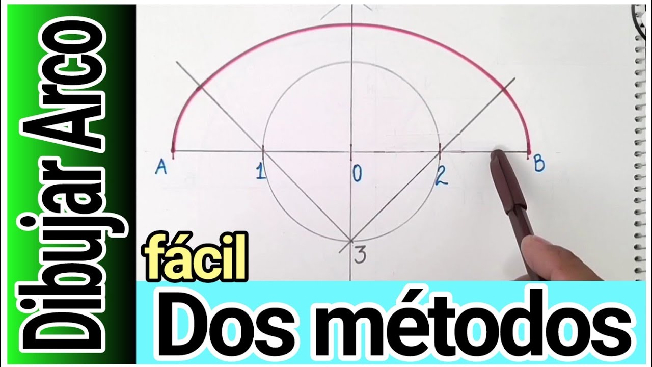 ✅ Dos métodos sencillos para dibujar un Arco👍