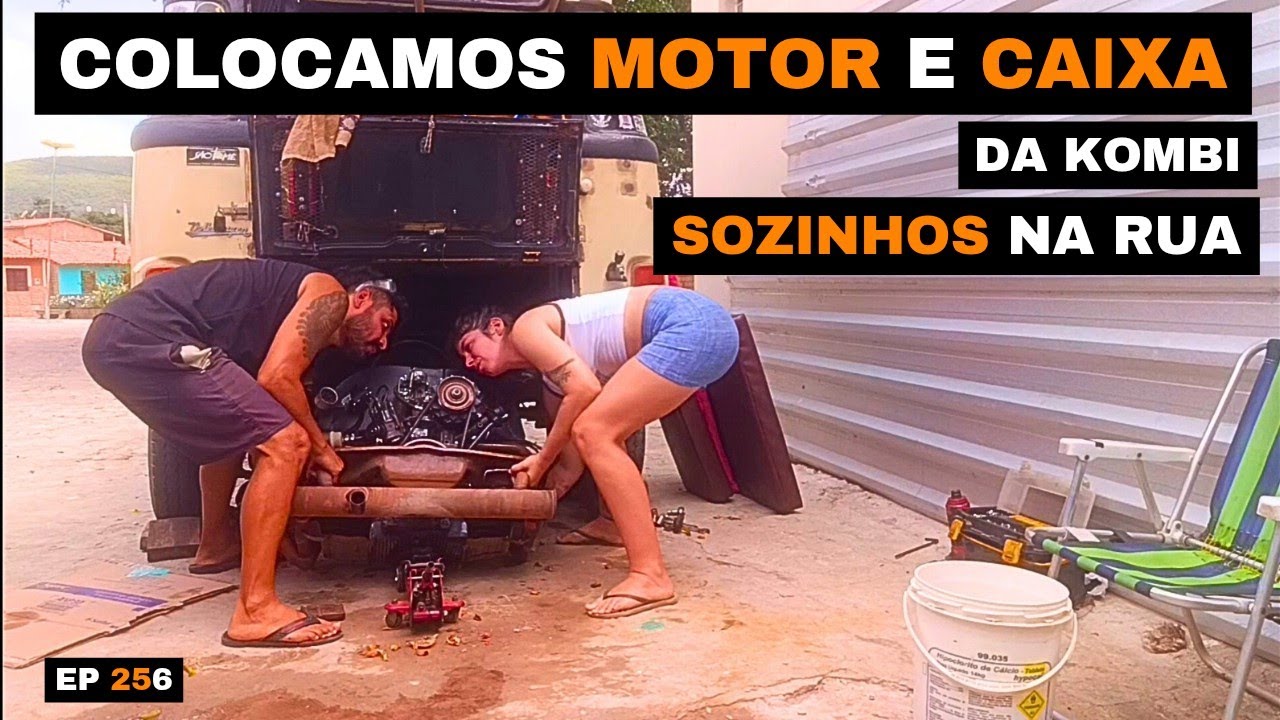 MONTAMOS A KOMBI NA RUA E OLHA O QUE ACONTECEU Ep256