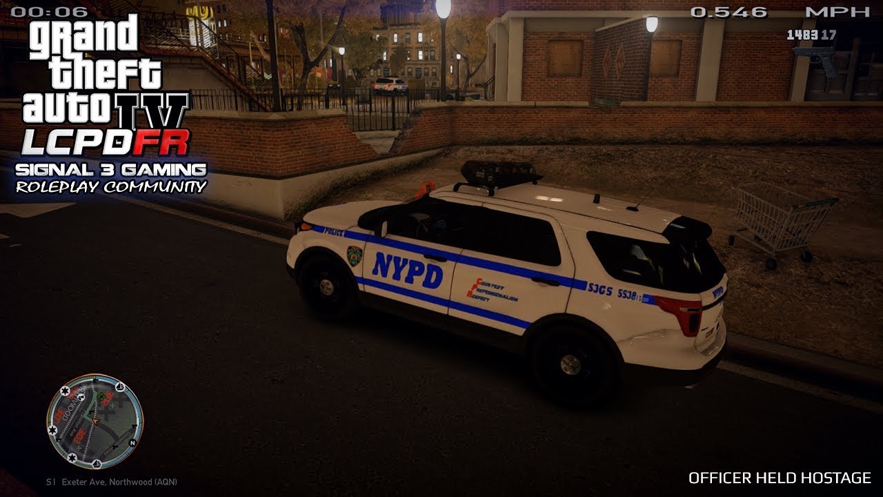 GTA 4 LCPDFR Многопользовательская ролевая игра | Signal 3 Gaming NYPD | Полицейский взят в залож...