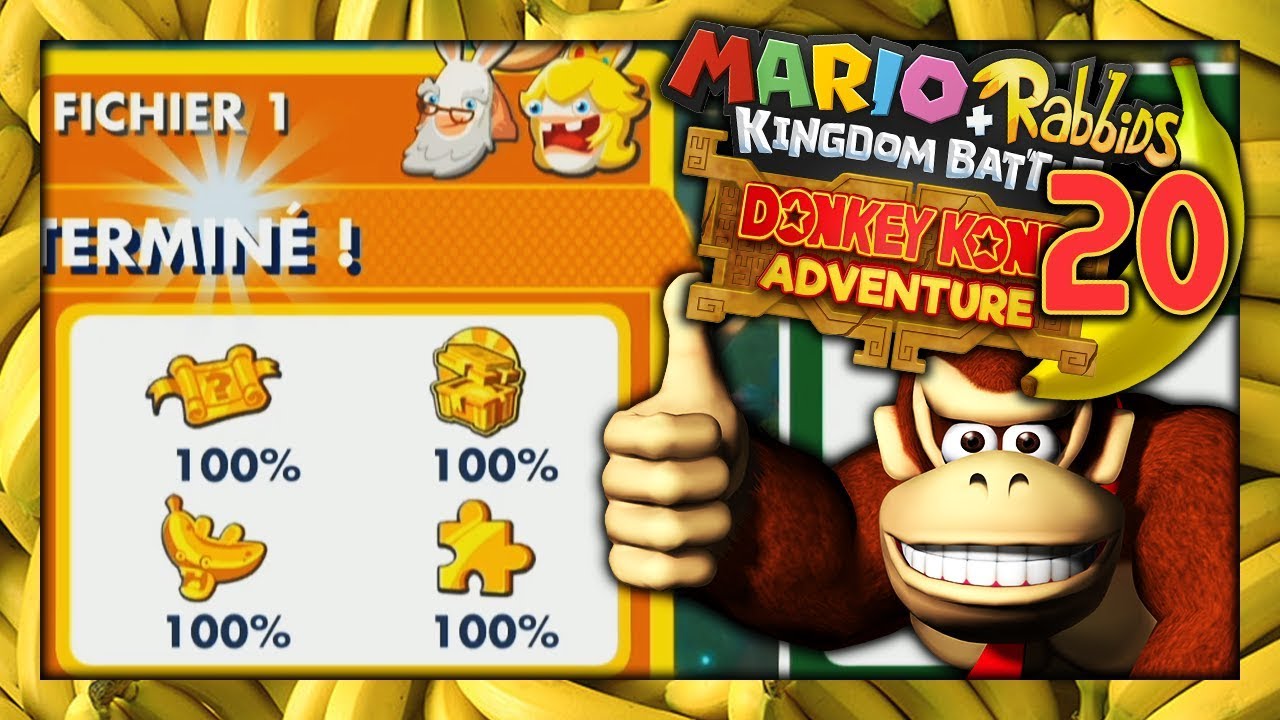LE DERNIER DES DÉFIS ! JEU FINI À 100% ! - MARIO + LAPINS CRÉTINS DONKEY KONG ADVENTURE #20