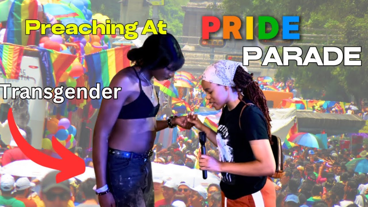 Preaching the GOSPEL At Pride Parade!