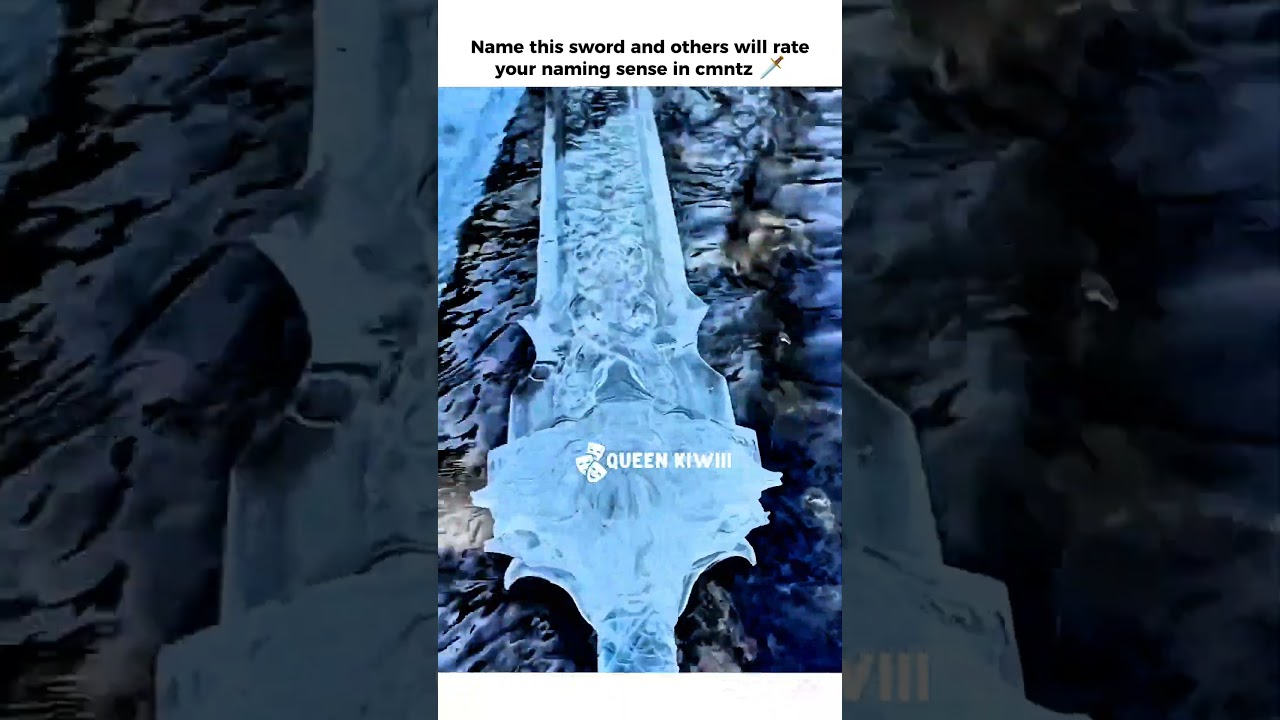 Ice chose its weapon ⚔️❄️ #sword #warrior #name #weapon #frozen #shorts #fypシ゚viral #1mviewers #ice