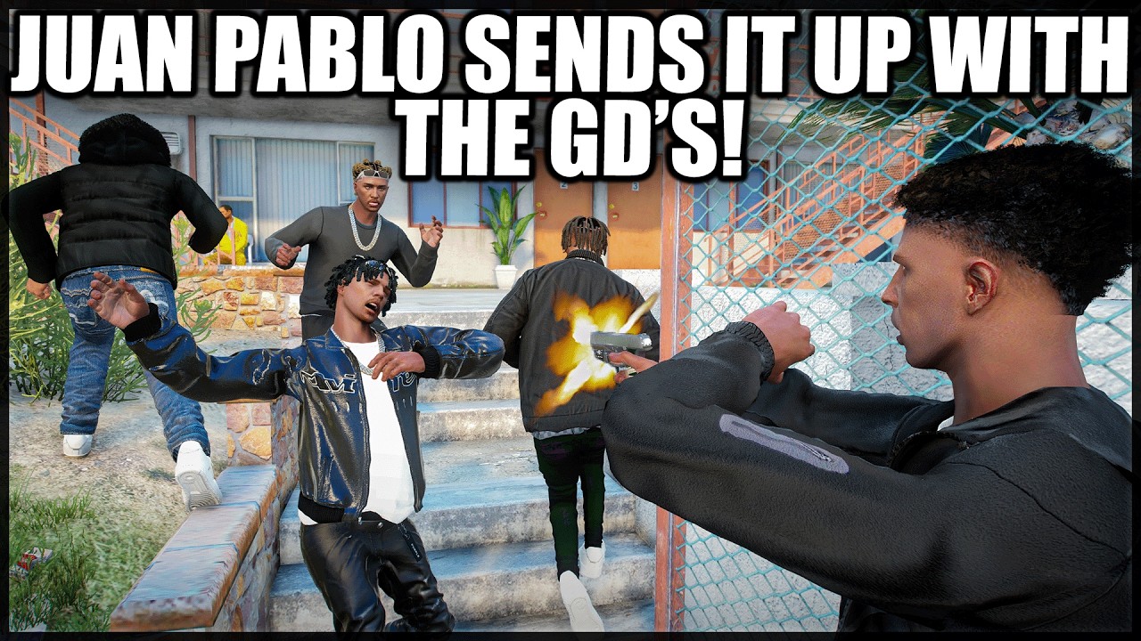 Juan Pablo Sends It Up With The GD's! | GTA RP | GrizzleyWorld Chiraq