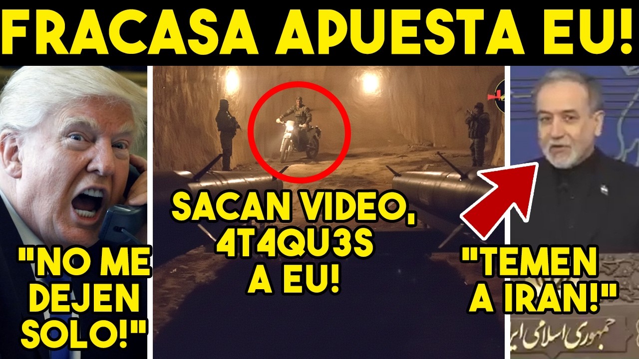 PANICO TOTAL! TRUMP SE HUNDE SOLO, IRAN ATORA A EU. SACAN VIDEO IMPACTANTE. HOY
