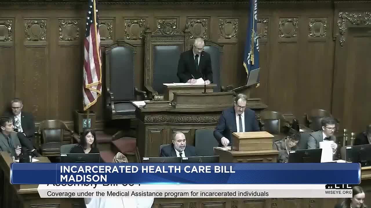 Wisconsin bill would give incarcerated people healthcare access before release