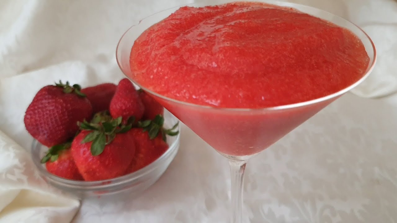 🍓granita di fragole