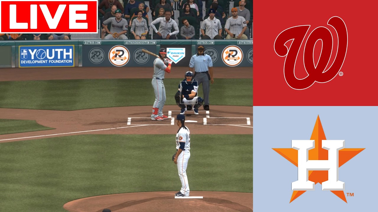🔴LIVE 🔴Houston Astros vs Washington Nationals / 02/03/26 Spring training /MLB THE SHOW 26