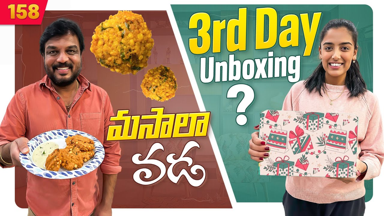 Special Masala Vada 😋 | Day 3 Unboxing 🎁 | VAAS Family