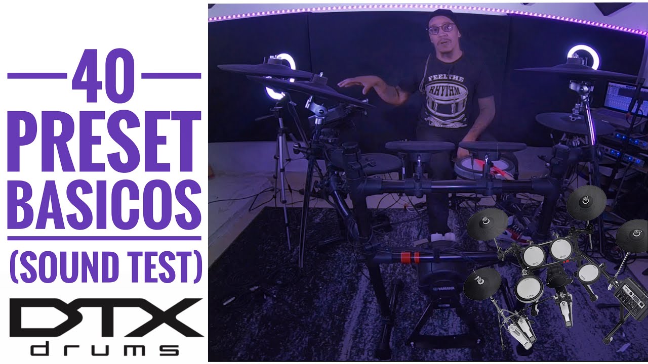 MODULO YAMAHA DTXPRO 40 PRESETS DE FABRICA (SOUND DEMO)