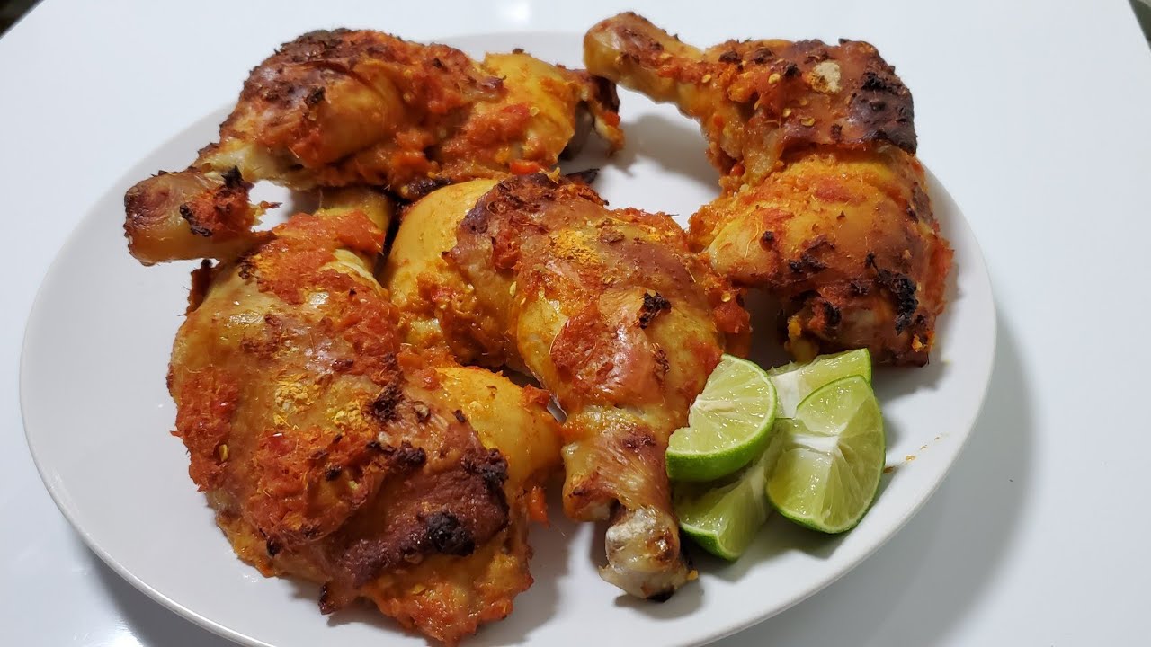 Resep Ayam Panggang Pedas Bumbu Asia.