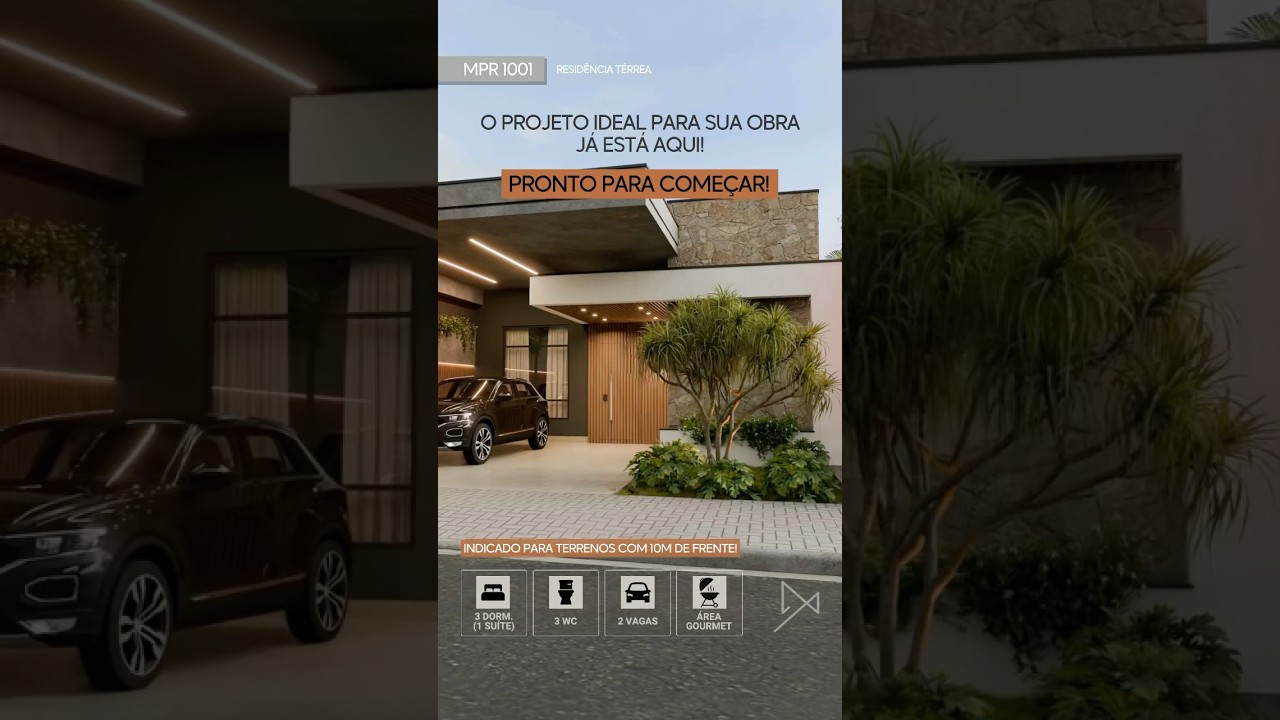 TEMOS O PROJETO PRONTO IDEAL PARA VOC&Ecirc;! SAIBA MAIS&hellip;🤩 #plantapronta #architecture #projeto #home
