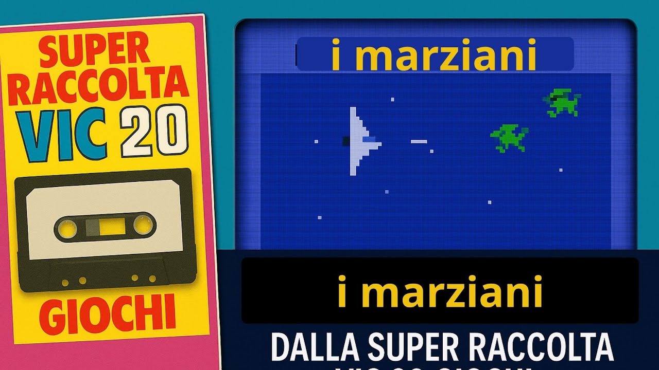 Dalla Super Raccolta VIC‑20:i marziani game play