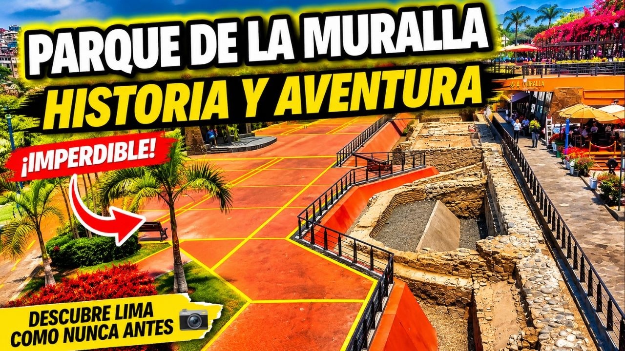 El corazón de Lima esconde un parque con historia: ¿Ya conoces la Muralla?