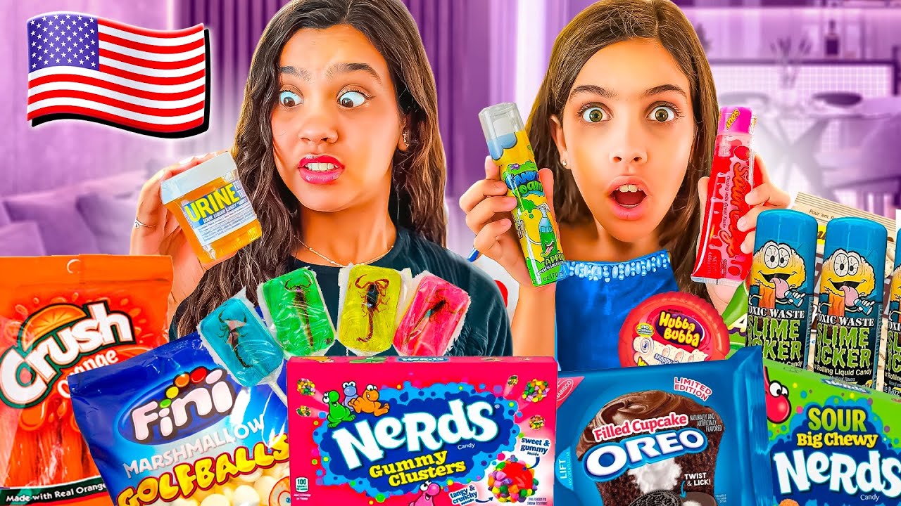 PROVANDO OS DOCES MAIS BIZARROS DOS EUA!!!🇺🇸