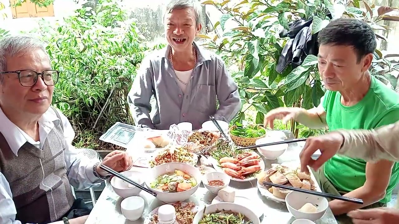 Cỗ cưới cháu Phạm Thịnh xóm 1 thôn Phú Ân 