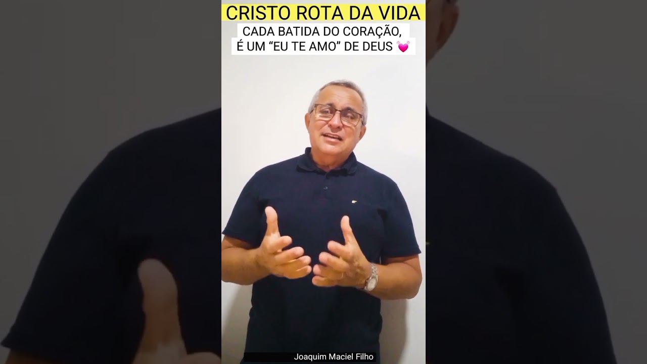 CADA BATIDA DO CORAÇÃO, É UM EU TE AMO DE DEUS 