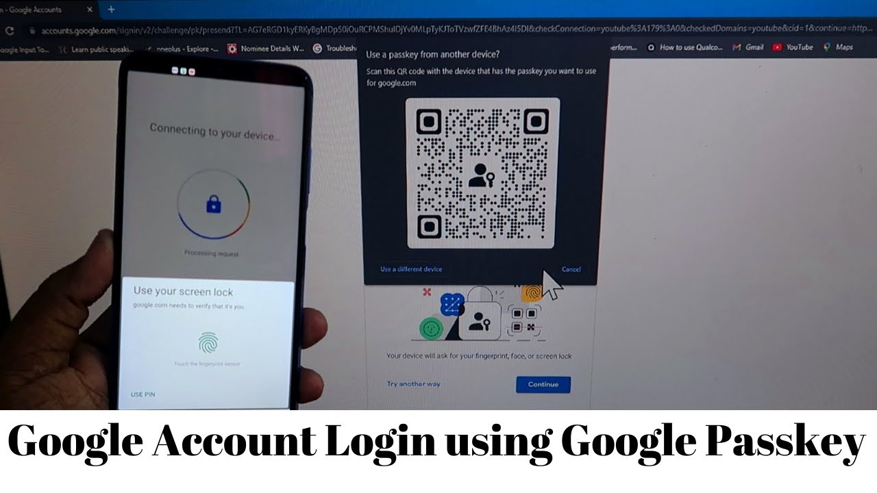 Как использовать Google Passkeys — войдите в свою учетную запись Google или Gmail, не вводя парол...