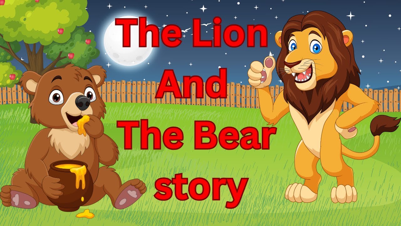 The  Lion and the Wise Bear | English Stories for Kids | Tiny Tales and Moral Stories