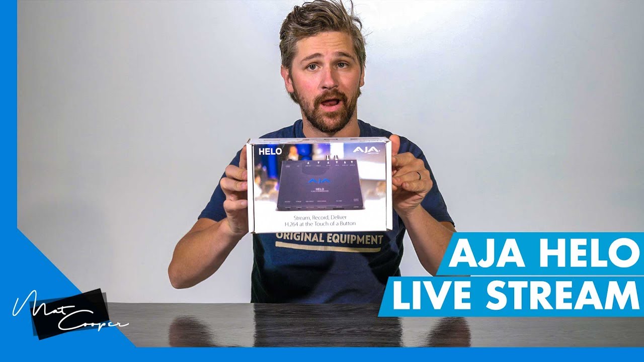 Hands On  review with AJA HELO for Live streaming.