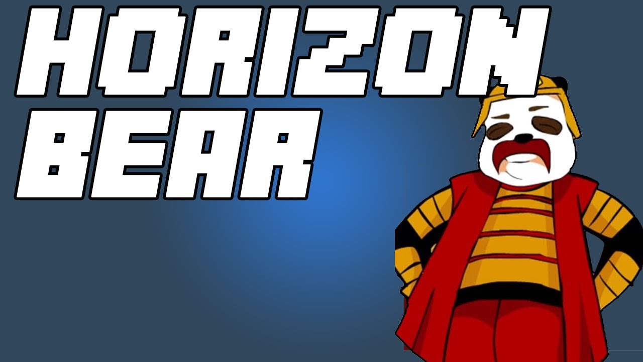 Me Drawing the Horizon Bear