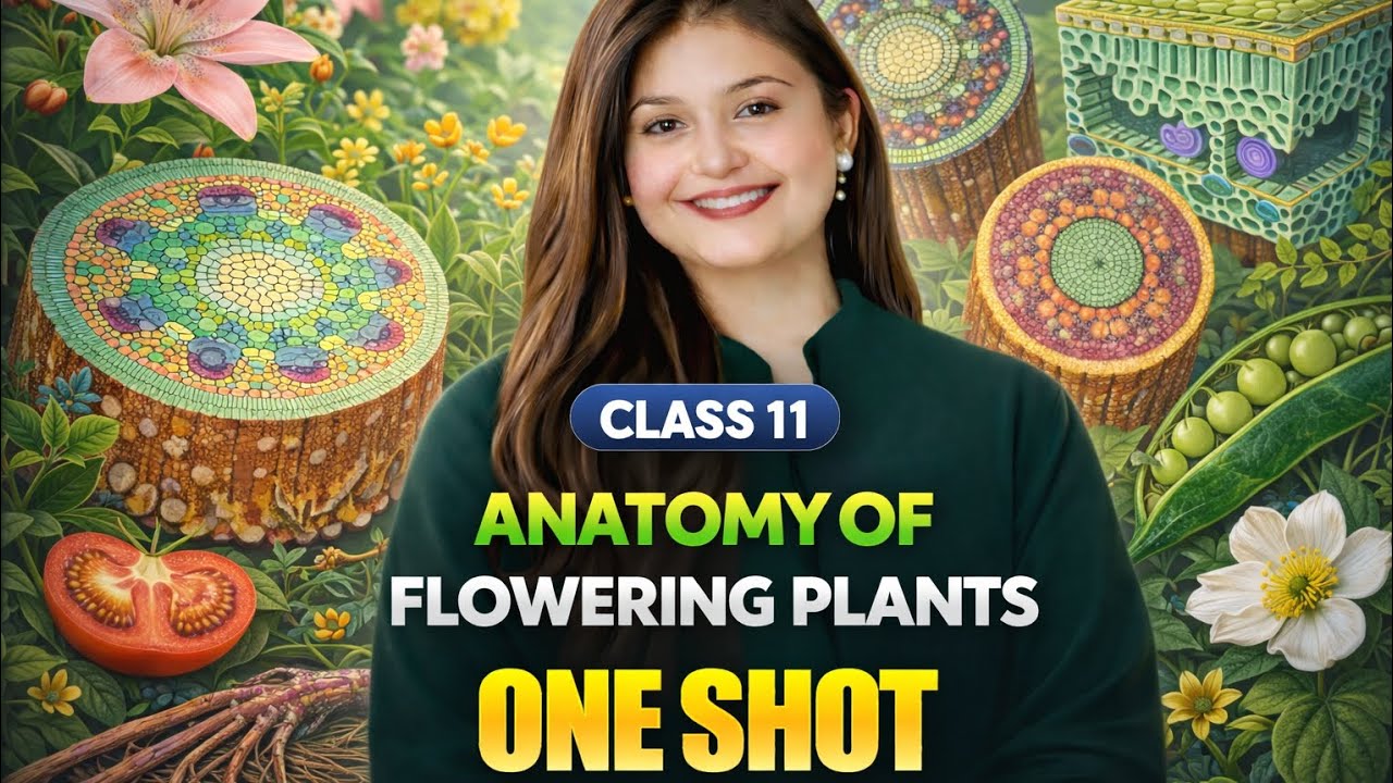 🔥Anatomy of flowering plants🌺 NCERT 📕line By line + tricks 😉 CLASS 11 BIOLOGY ONE SHOT 💯 NEET 2026