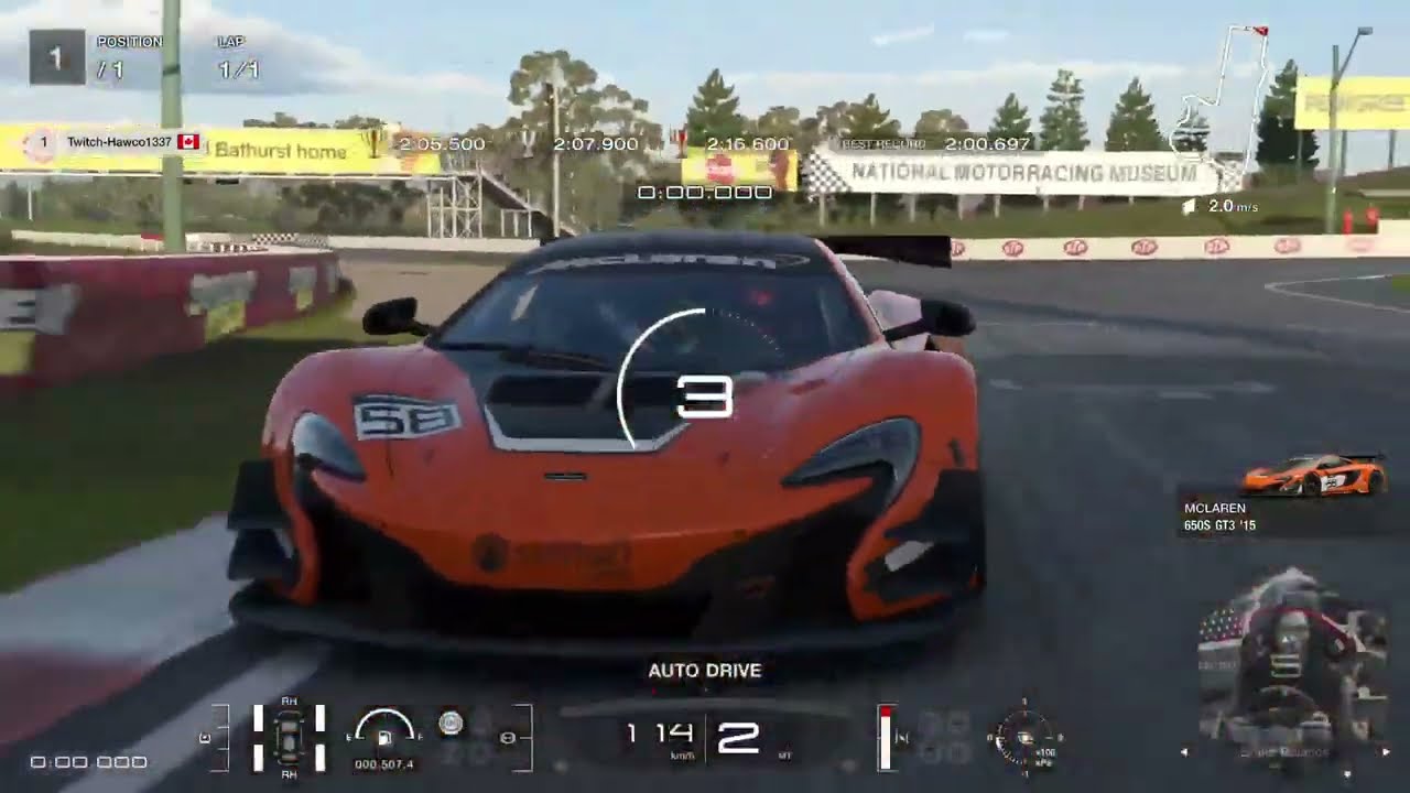 GT7 - Mount Panorama Full Lap Circuit Experience 6th Global 2:00.559 - Hawco Racing Academy