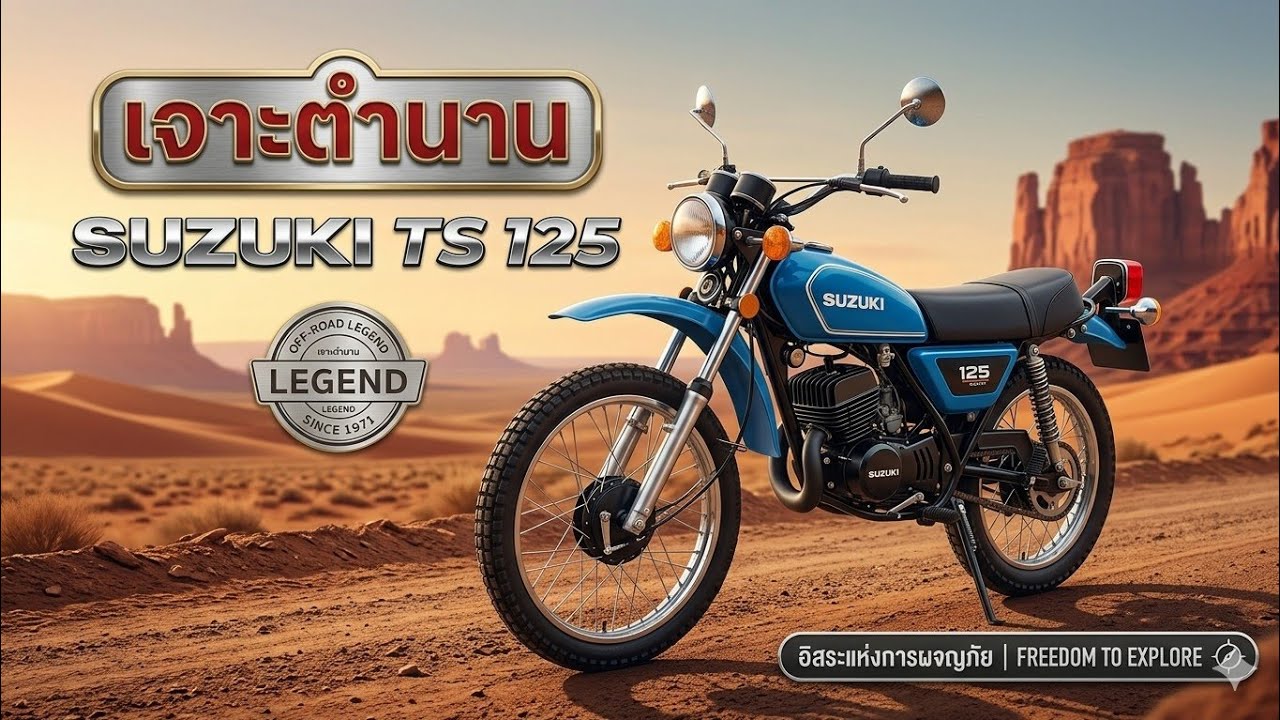 #ประวัติ ความเป็นมา #ข้อมูล #Suzuki #TS 125 #ข้อดี #ข้อเสีย 