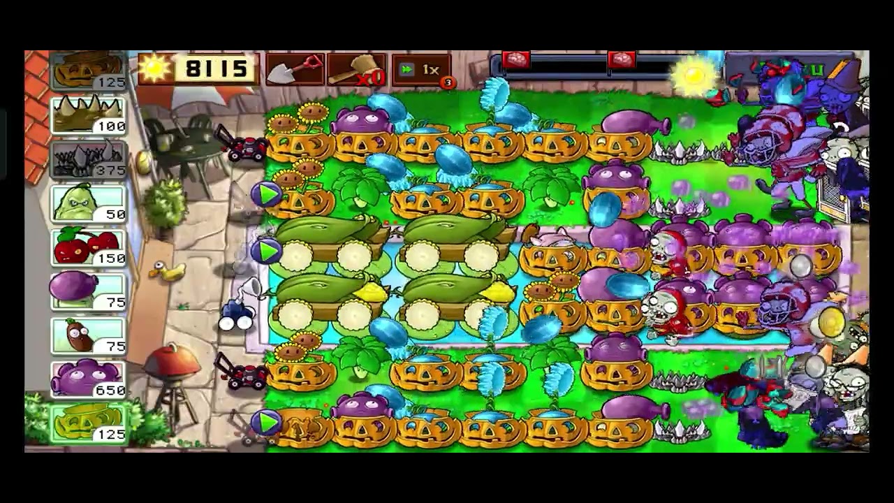 Plant n zombi Survival endless level 35