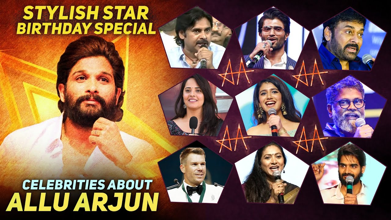 Allu Arjun Birthday Special Video | Celebrities about Allu Arjun | HBD Allu Arjun | Filmylooks