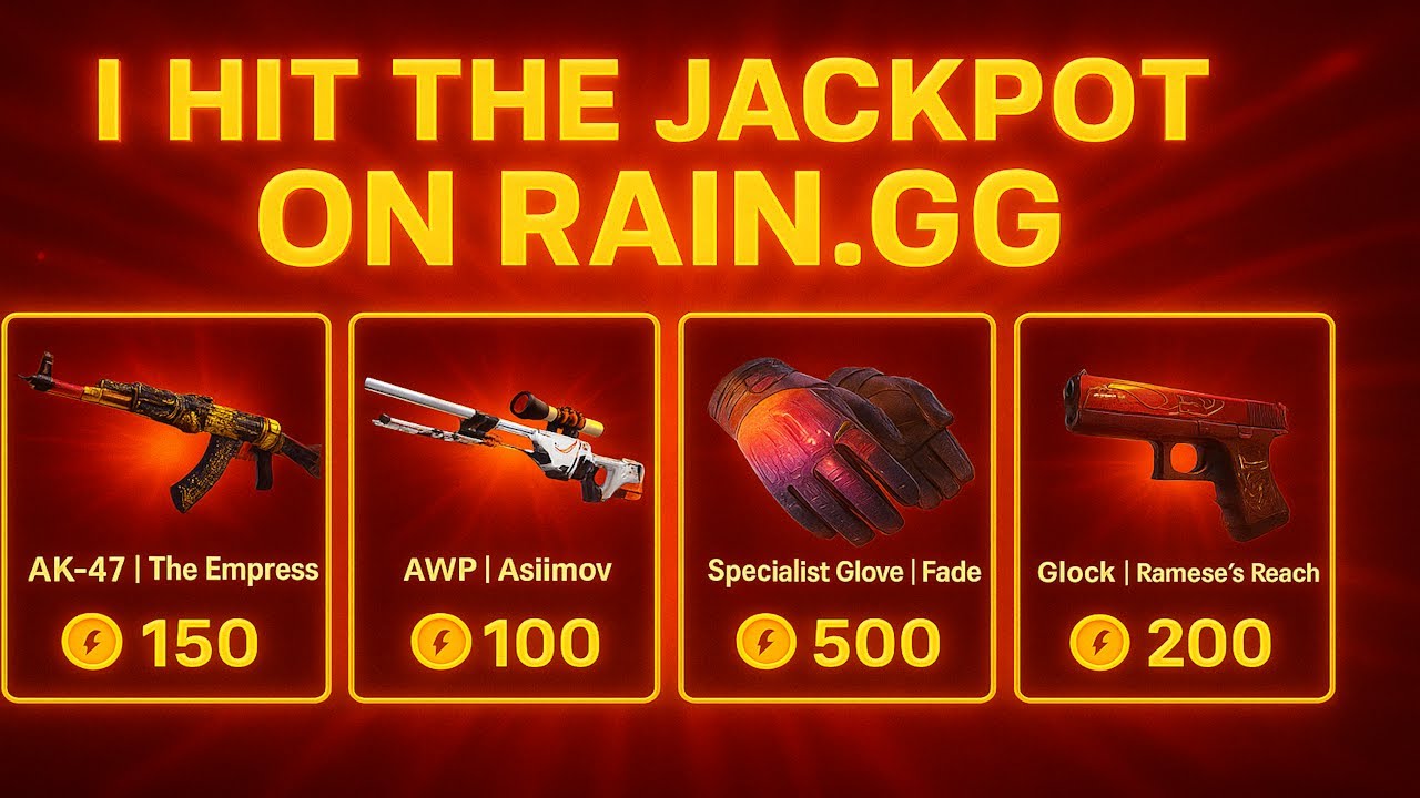 Rain.gg WIN STREAK! 🔥 My BIGGEST Cashout Ever (INSANE Luck!)