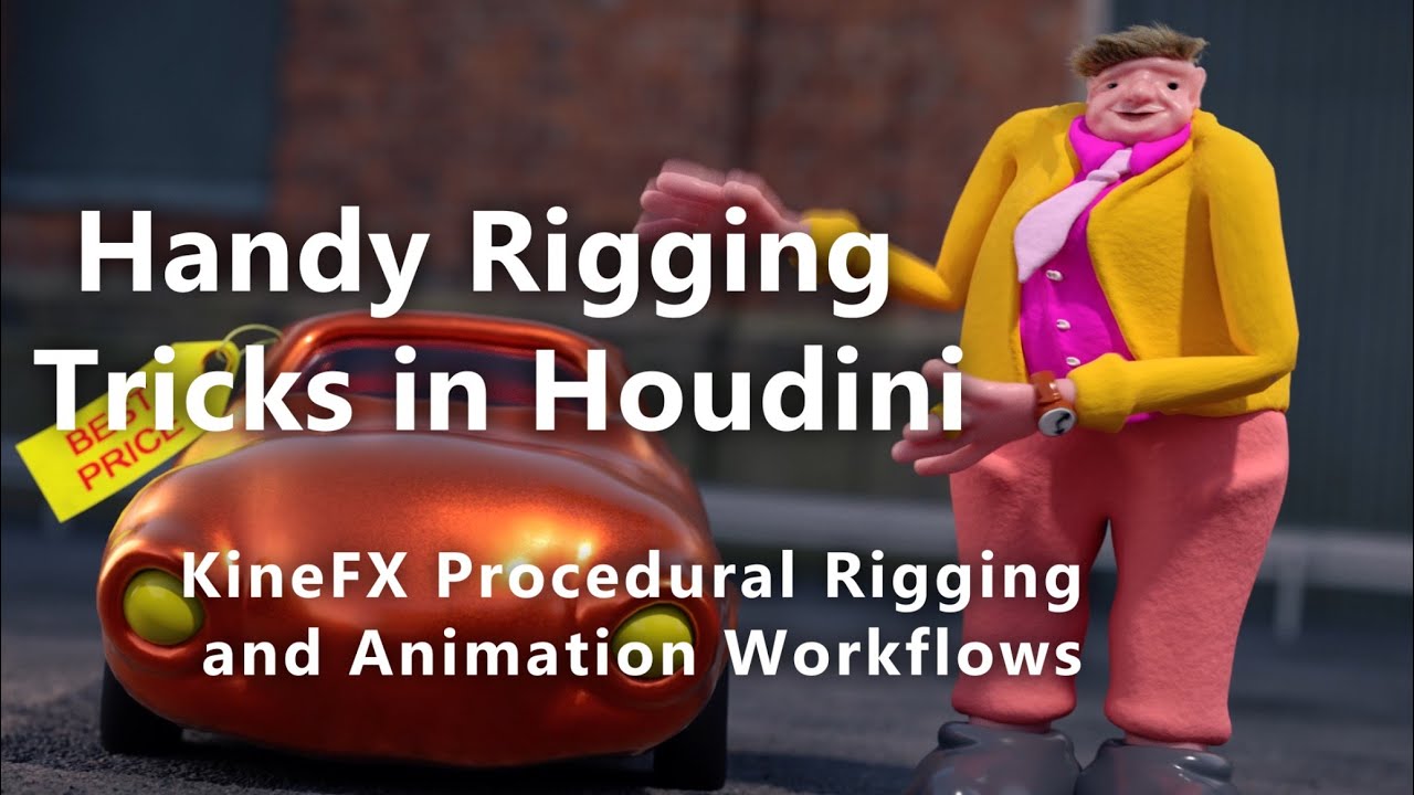 Handy RIGGING & ANIMATION Tricks in Houdini using KineFX