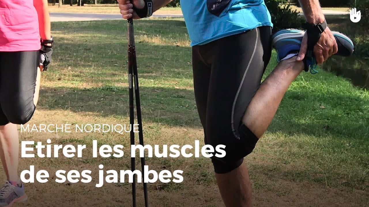 Exercices d'étirement des jambes | Marche Nordique